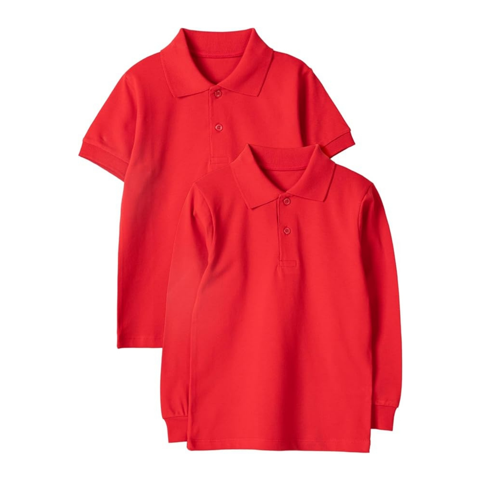 bacodeseta-back2school-polo-shirt-red-BDB5200RED.jpg BDP5200 - Image 1