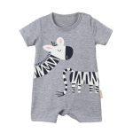 Bacodeseta Zebra Baby Jumpsuit – Grey