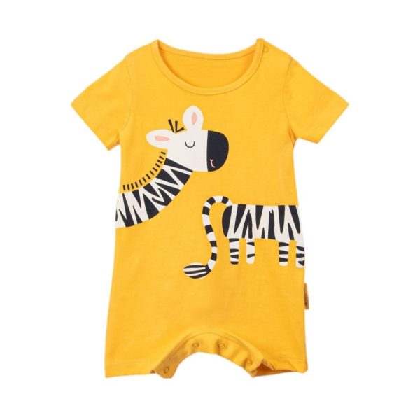 Bacodeseta Zebra Baby Jumpsuit – Yellow